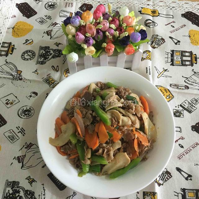 香辣三色羊肉卷