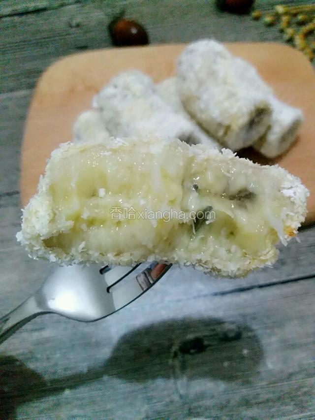 烤好的香蕉依然嫩嫩哒！