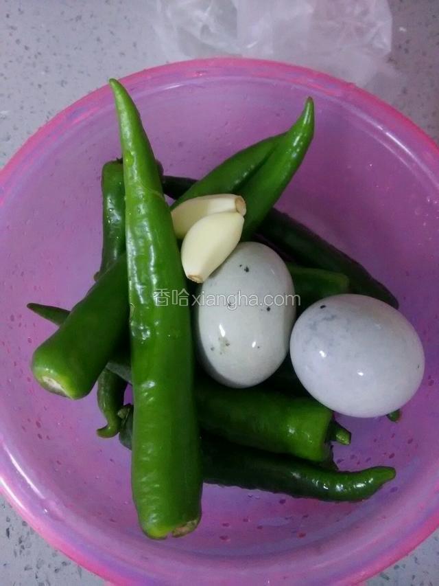 准备好食材