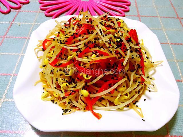 黑芝麻绿豆芽