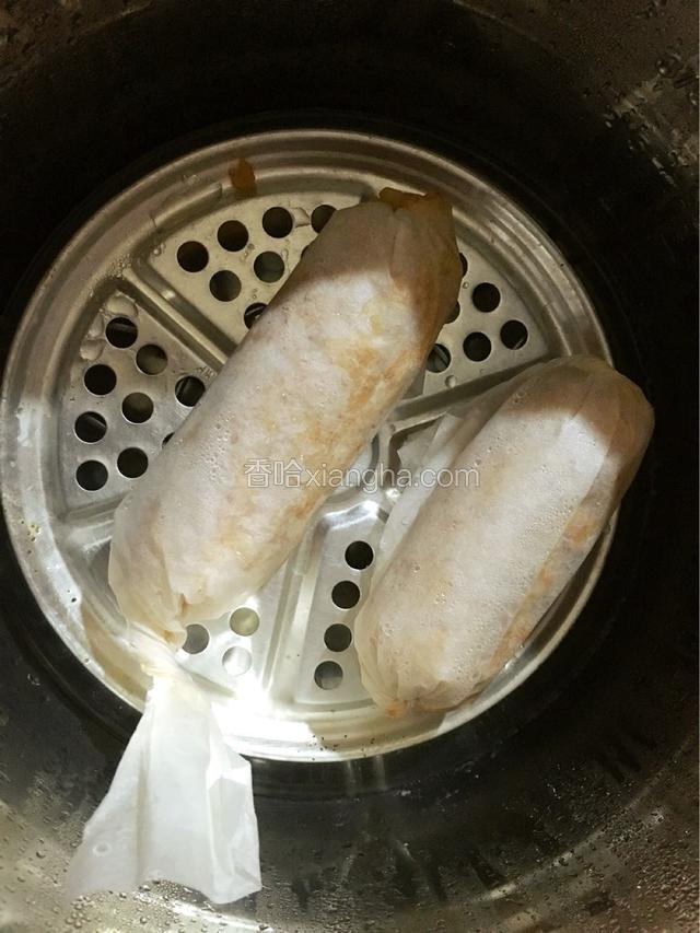 隔水蒸十五分钟