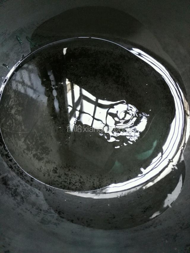 锅里热油