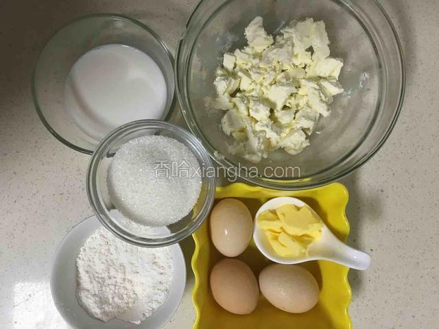 准备所需要的食材。