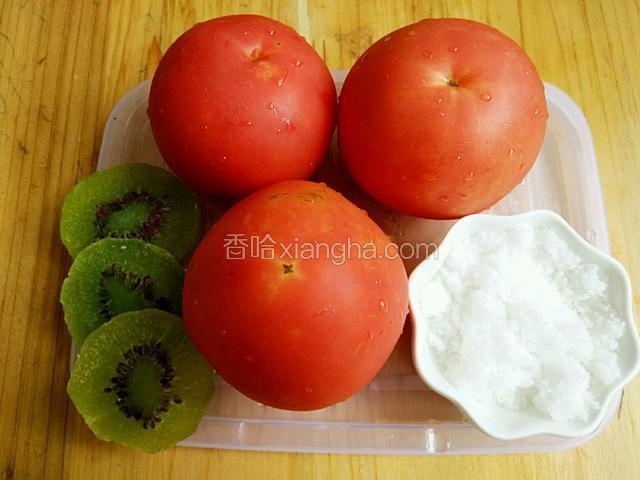 准备好所需要的食材