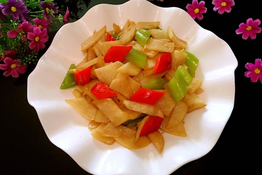 素炒茭白