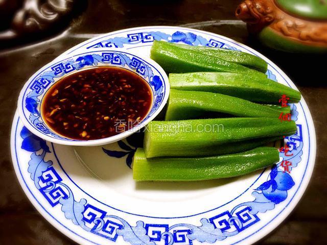 白灼秋葵