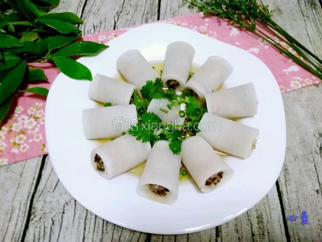水晶萝卜卷