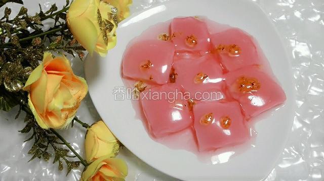 水晶桂花冻
