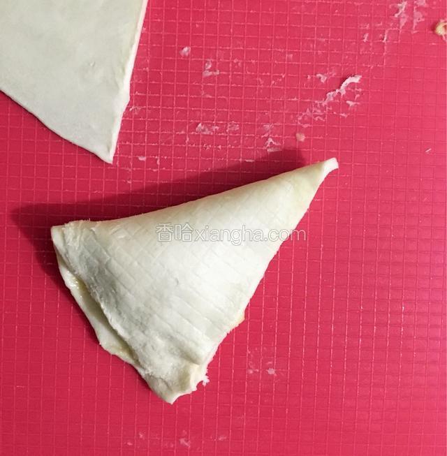 对角折好