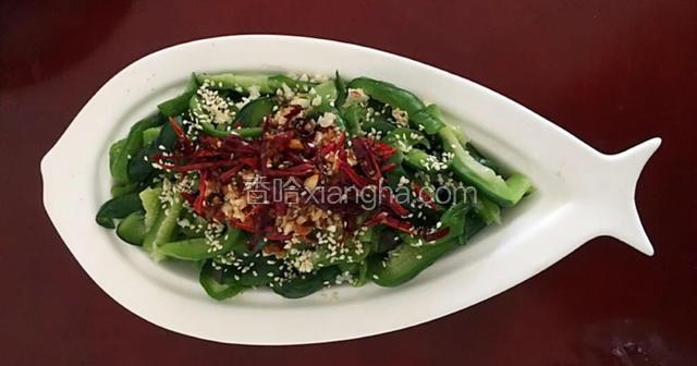 在发一下装盘食用图片