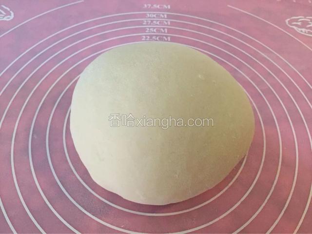 面粉加入适量水和成絮状，继续加水和成面团（稍硬一些不易破口感更筋道）盖保鲜膜静置二十分钟
