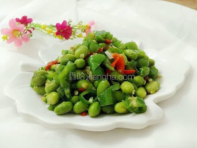 辣椒炒青豆