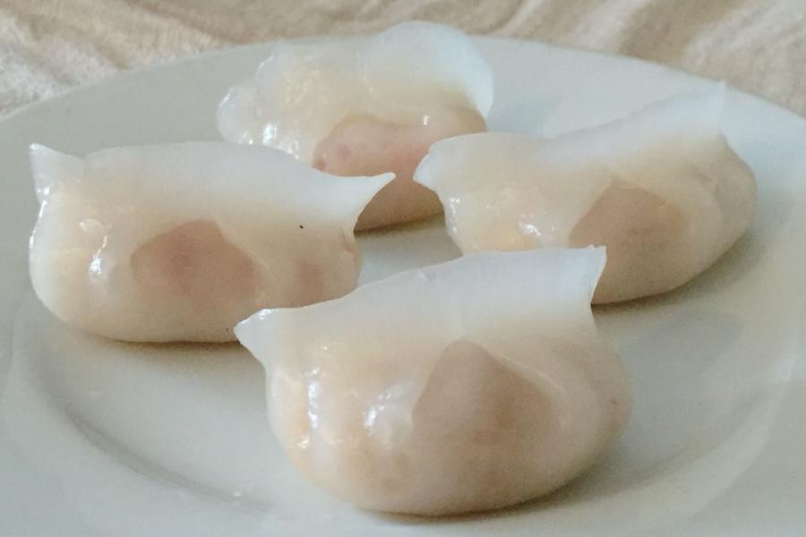 水晶虾饺