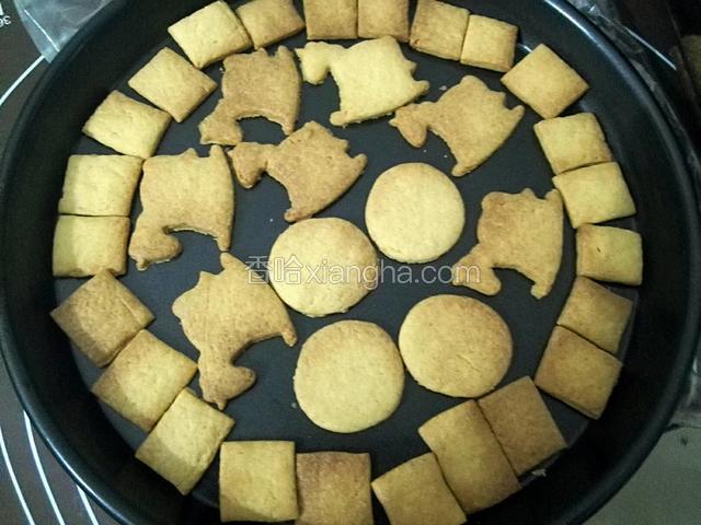 边缘微黄就可以出来了，我还做了方形的