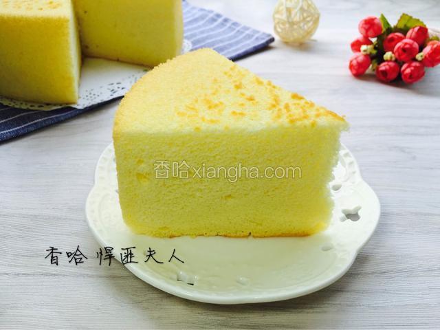 烫面戚风蛋糕（8寸）