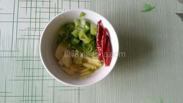 
准备好辅料，还有一个鸡蛋打碎，添少许盐，用手将鱼身摸匀。