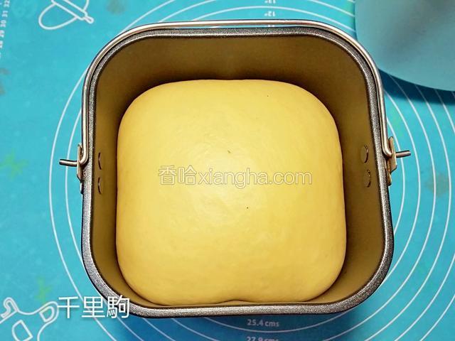 发酵面团至3倍大