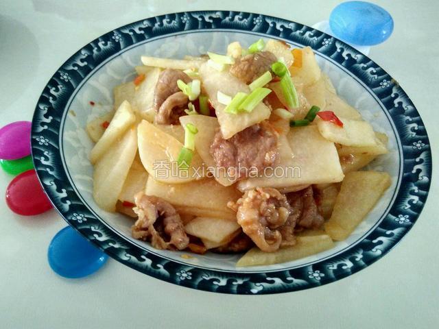 地瓜（凉薯）炒肉