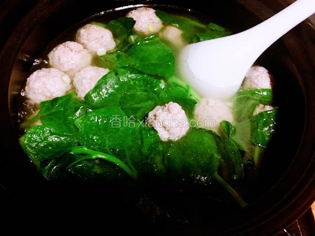 美味的汤就完成了