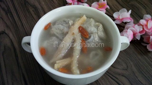 沙参枸杞排骨汤