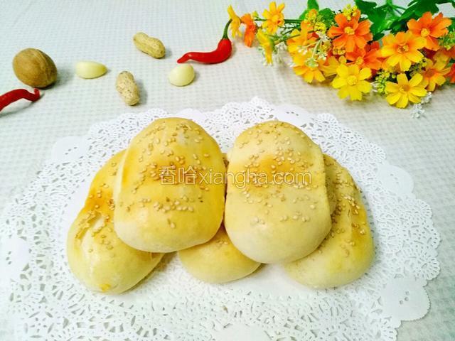 椒盐芝麻烤饼