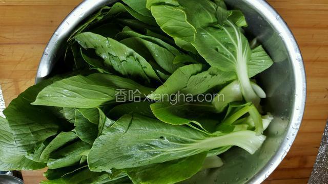 油菜洗干净
