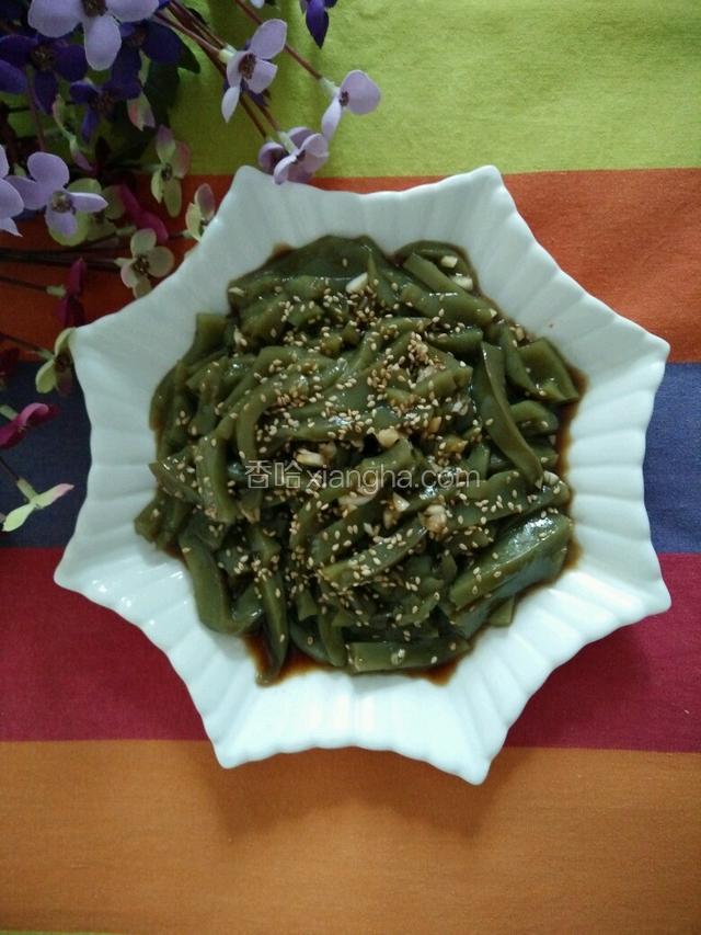 抹茶凉粉