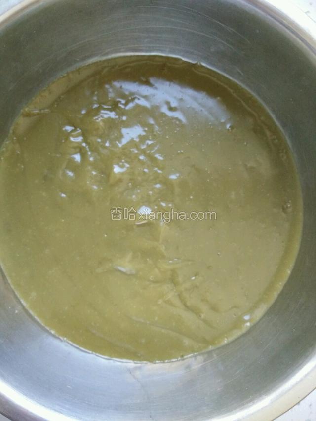 然后倒到干净的盆里，晾凉，放冰箱冷藏