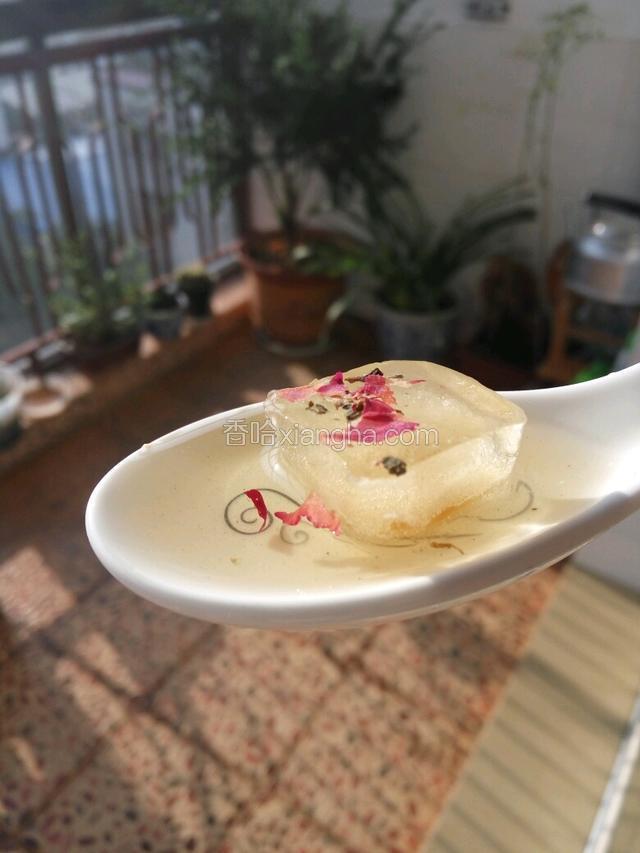 四季养生自制冰块加花茶（也可以加其它饮品