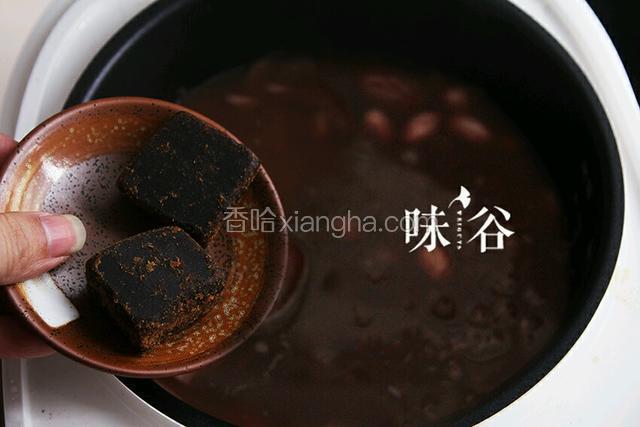 最后加入红糖，带融化即可。