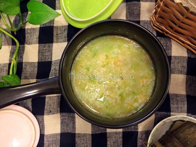 白米蔬菜粥