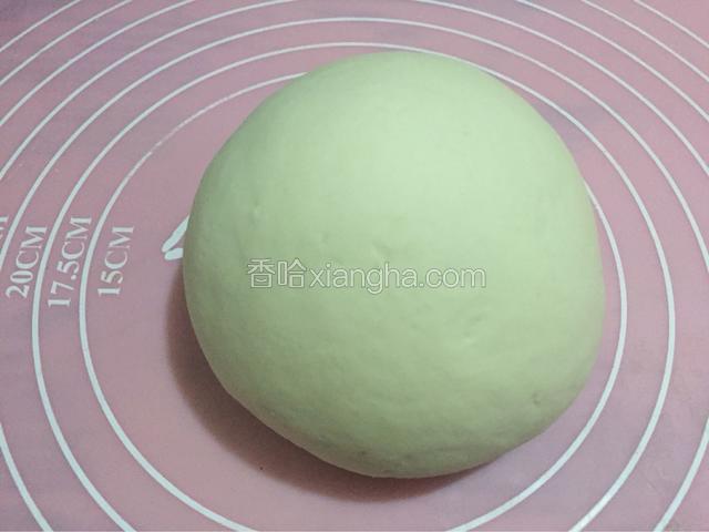 面粉加入适量水和成面团静置二十分钟