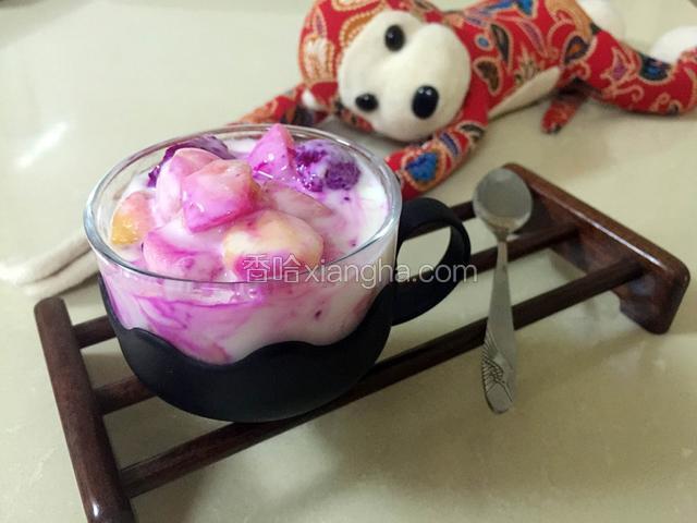 酸奶水果捞