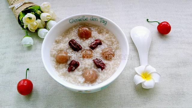 桂圆红枣稀饭