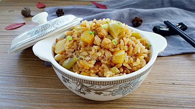 豆角焖饭