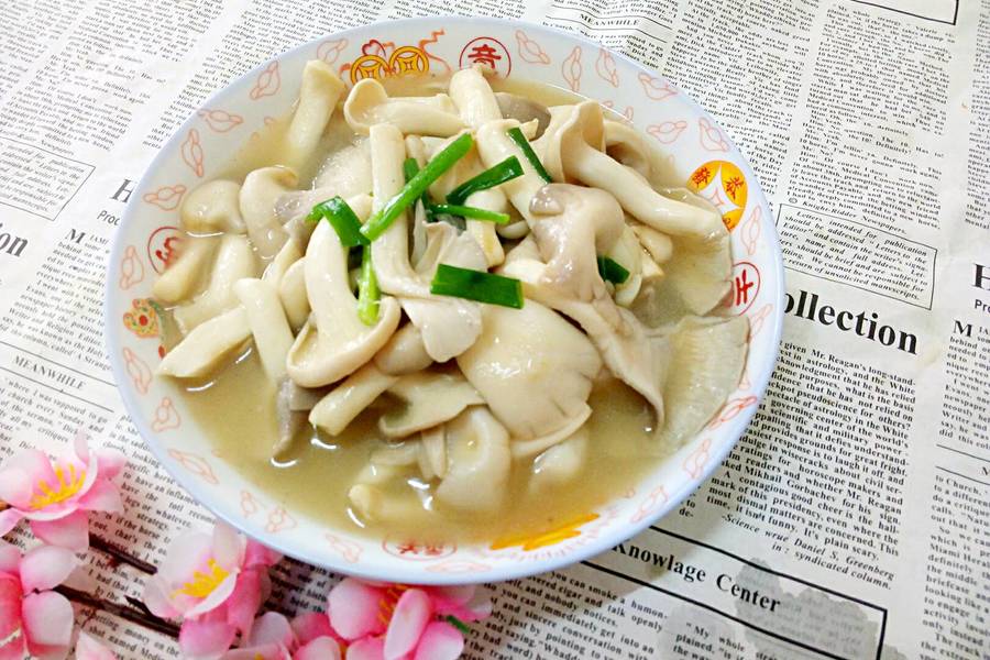 素炒平菇