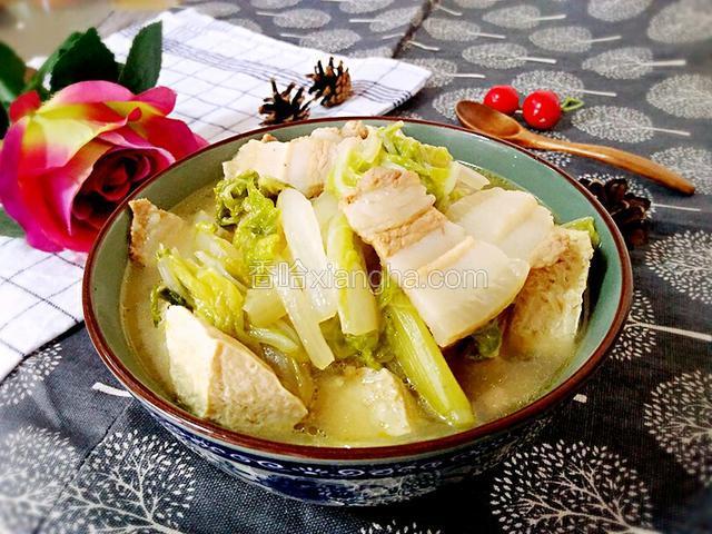 大白菜炖豆腐