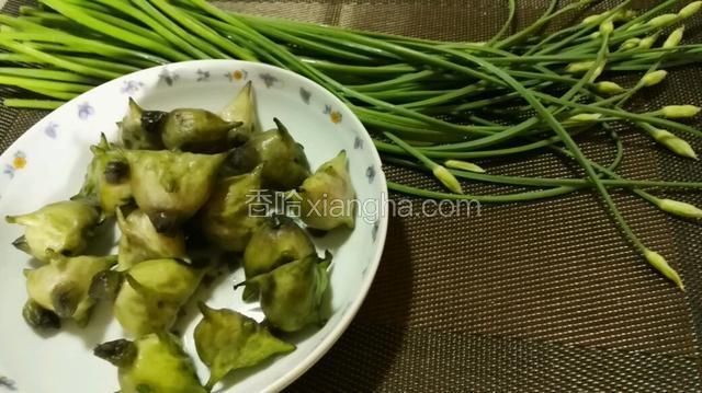 所用食材~青菱~韭菜花