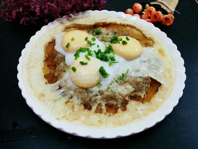 蛋蒸肉