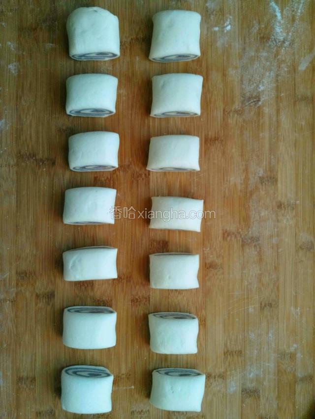 切成均匀的小面团