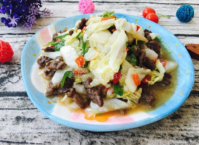 牛肉炒白菜