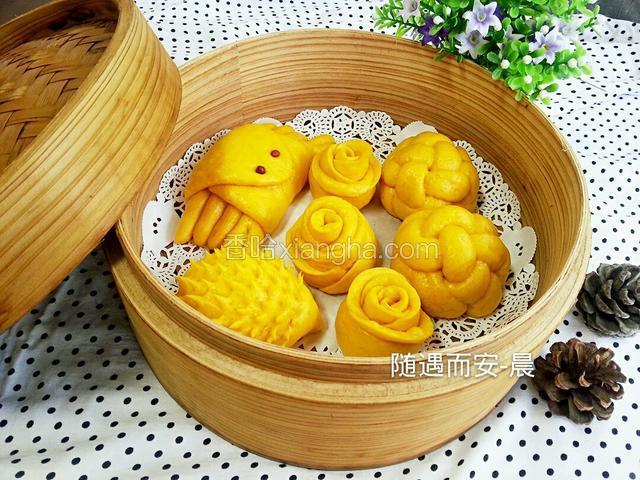 南瓜花样馒头