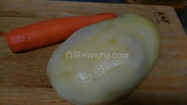 土豆胡萝卜去皮