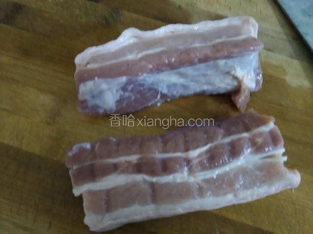准备好猪肉