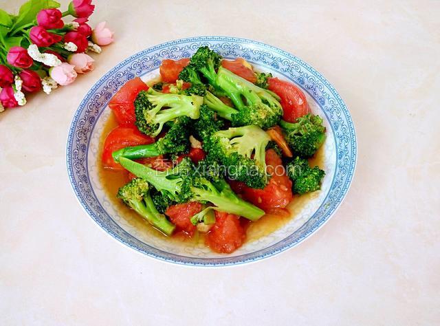 番茄西兰花