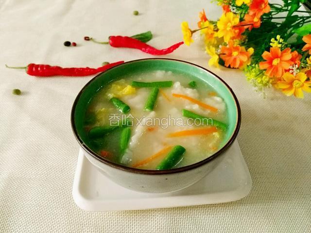 豆角疙瘩汤