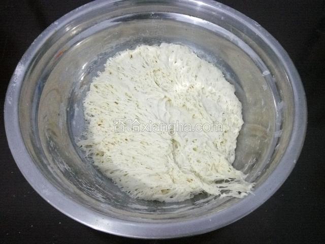 面团发酵到二倍大