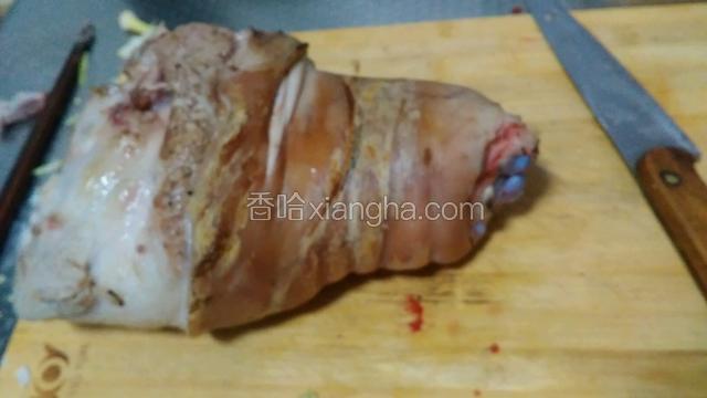 烧好后刮毛