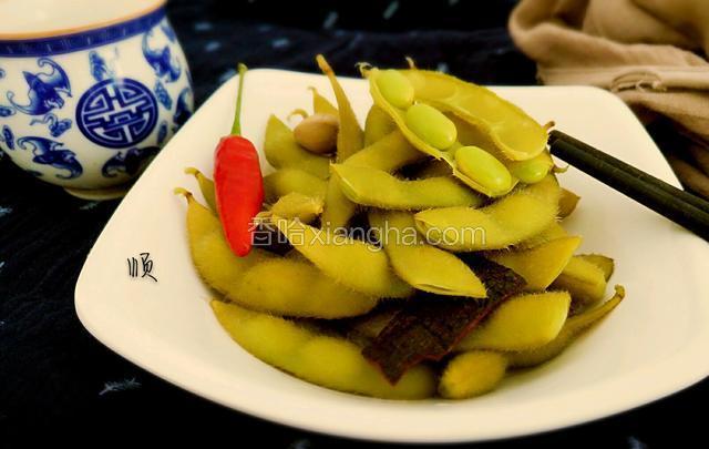 卤毛豆
