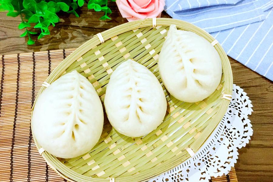 雪菜素包子